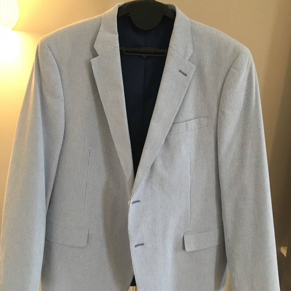 Tommy Hilfiger seersucker blazer R46